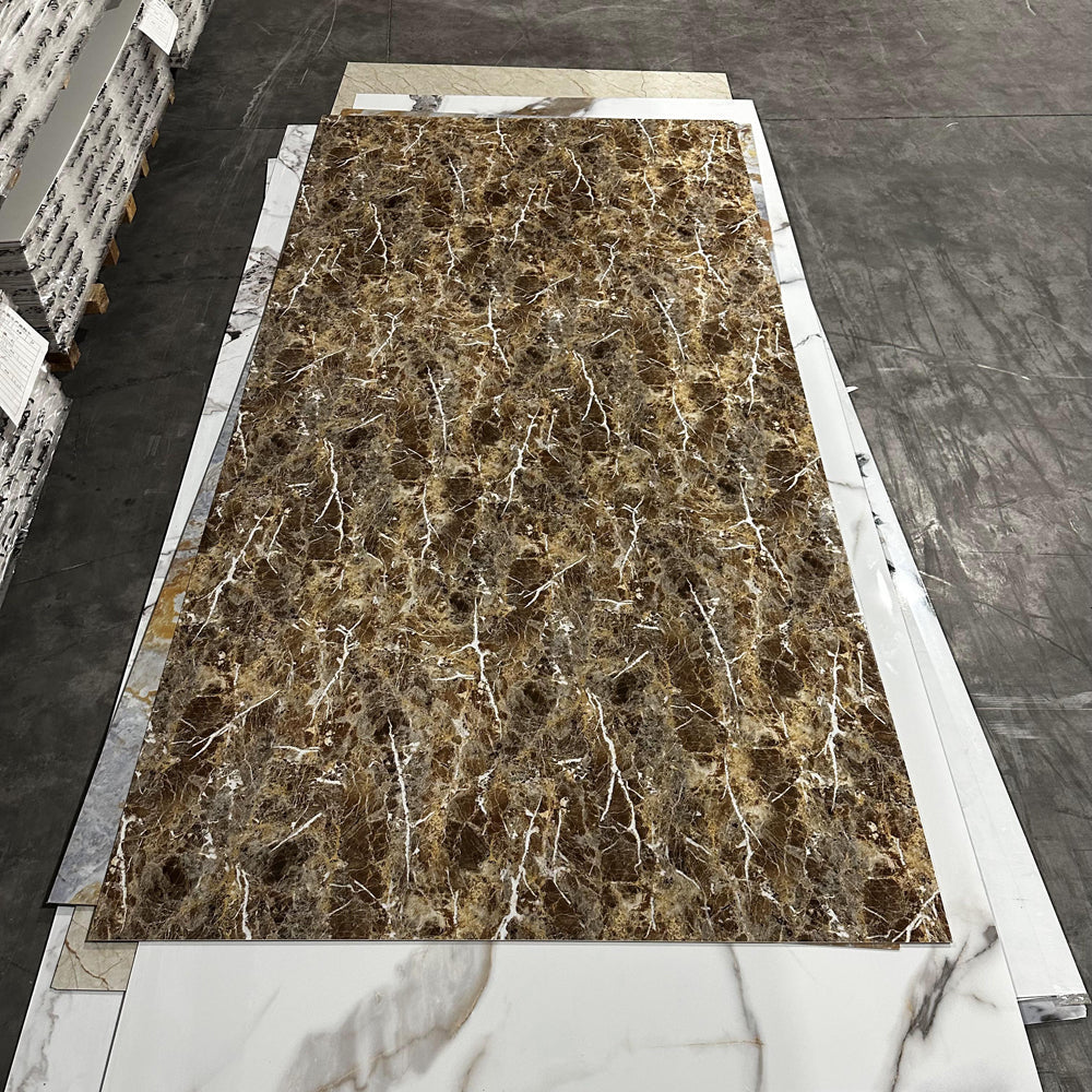 PVC wood-grain wall panel sheets prepared for wholesale distribution
