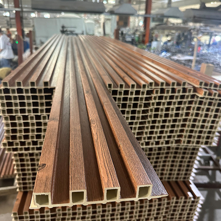 Interior WPC fluted wall panel in a 160 x 24 section