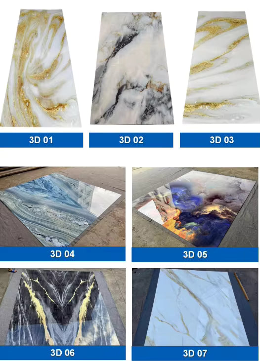 PVC Marble UV Board 1220×2440mm 2–6mm — image 15