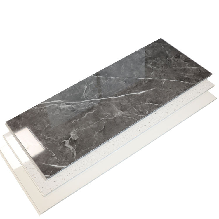 PVC Marble Shower Wall Panel Waterproof Interior Wall Panel+1000×2400×10mm — image 1