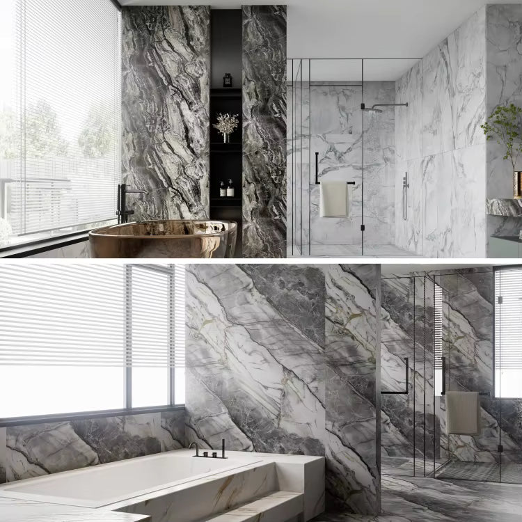 PVC Marble Shower Wall Panel for Interiors