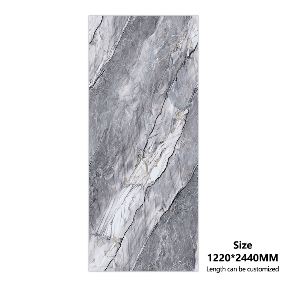 UV PVC Marble Panel Carrara Grey - Modern Kitchen Backsplash — image 3