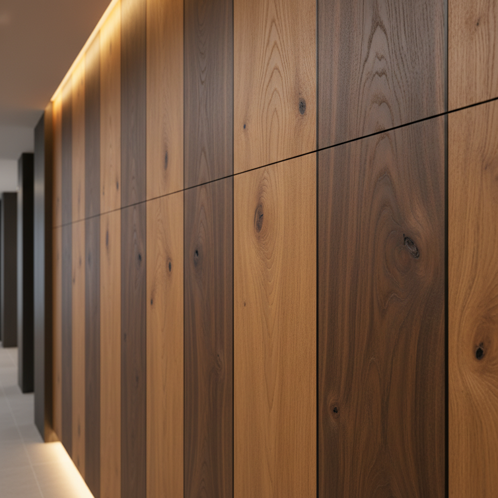 Interior WPC Wood-Grain Wall Panels