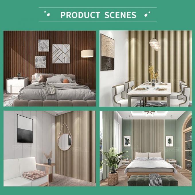 Acoustic Board Panel Wood Slat Wall Panel for Home Decoration-12mm, 2440x1220mm — image 7