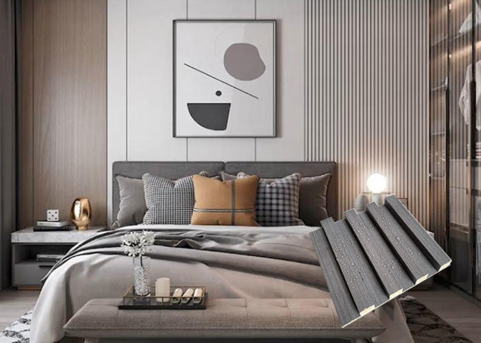 Interior Waterproof Wood Grain Laminated PVC WPC Wall Panels Designs Decor – 160×24×2900mm — image 3