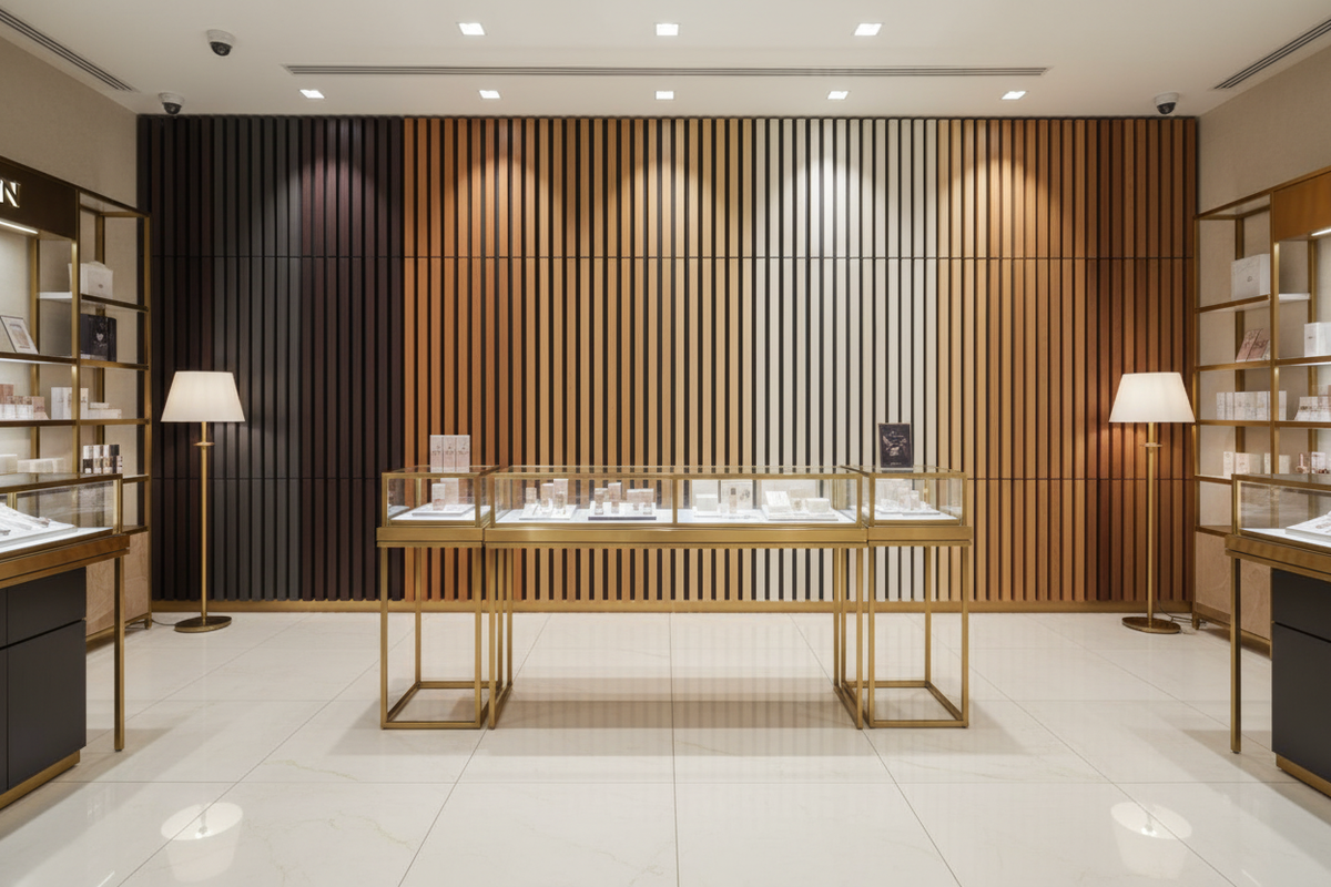 Modern Wood Slat Acoustic Panel