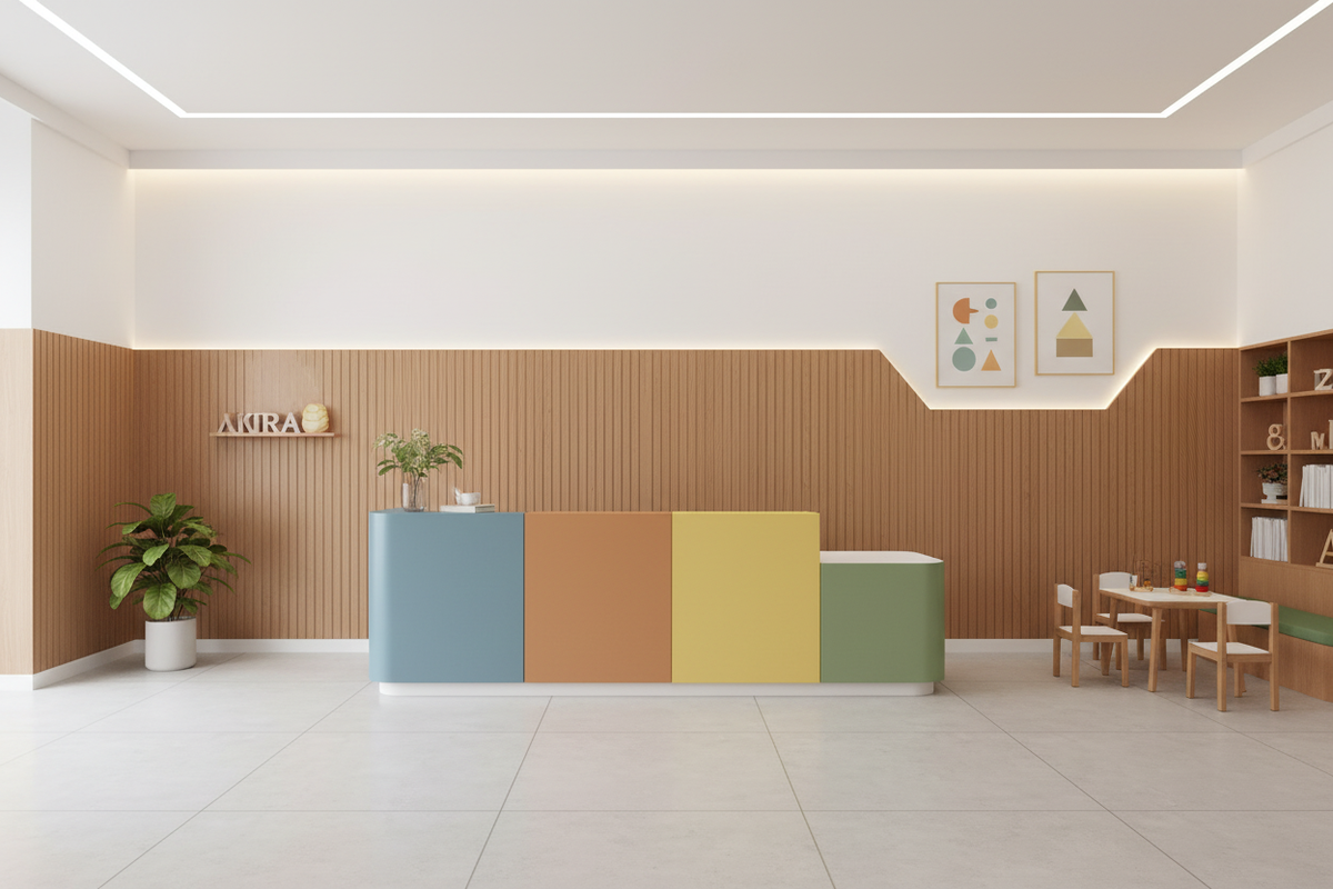Waterproof WPC Slat Wall Panel